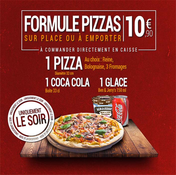 Formule pizza pas chère à Castres, Mazamet et Limoux